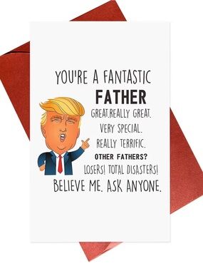 Funny Greetings Card for Dad